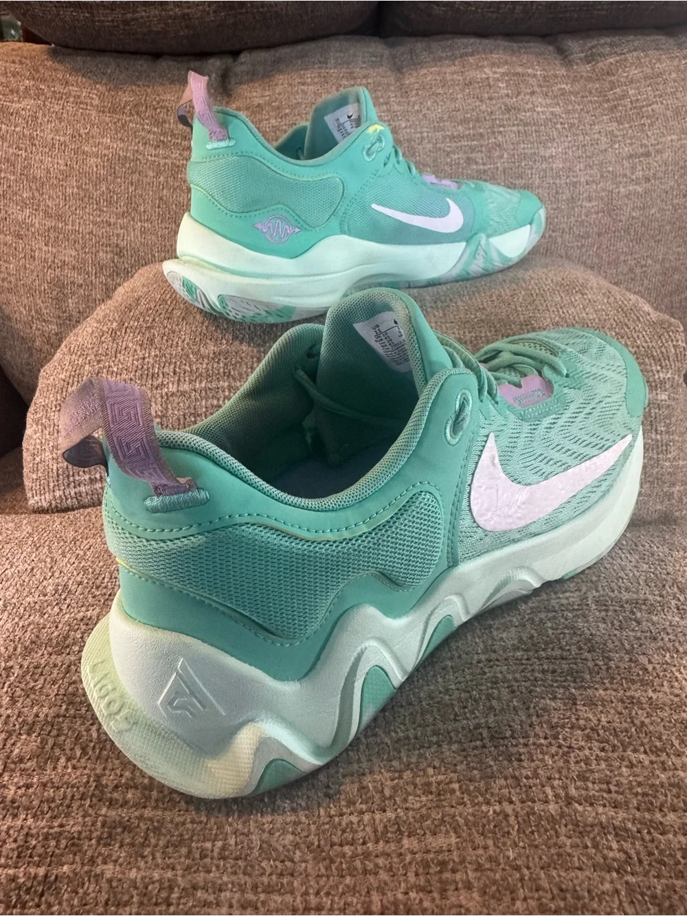 Nike Giannis Immortality 2 Men’s Mint Purple DM0825-300 Size 11
